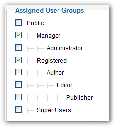 ACL Groups - as installed by default in 2.5