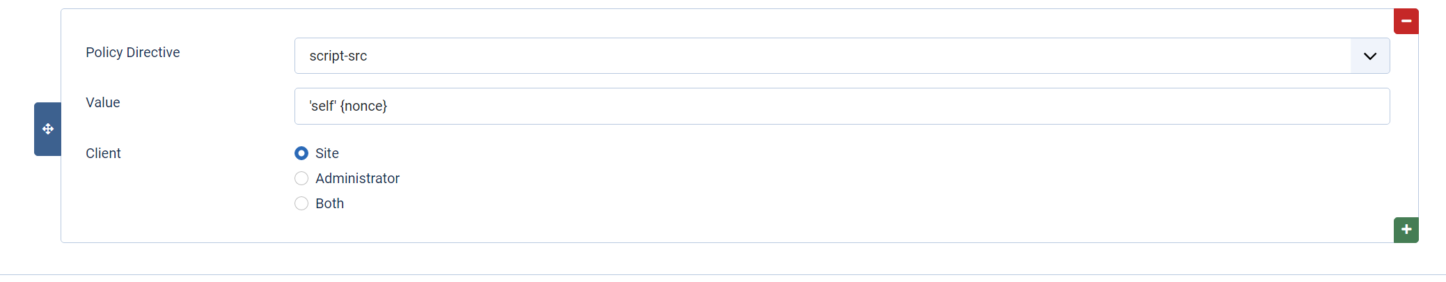 Joomla's nonce settings