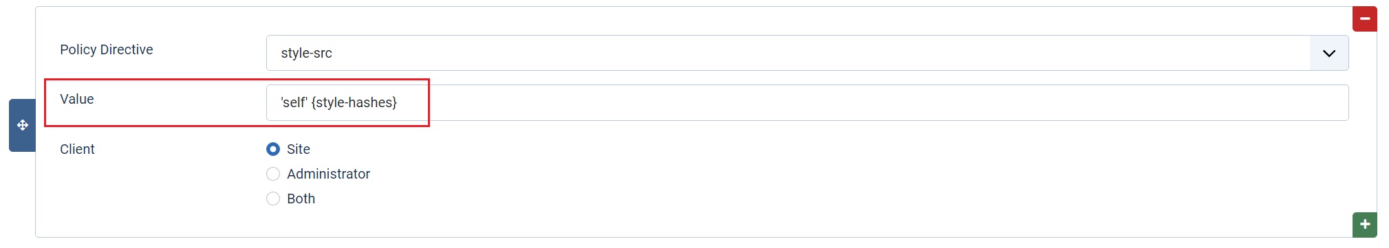 Joomla's style hashes