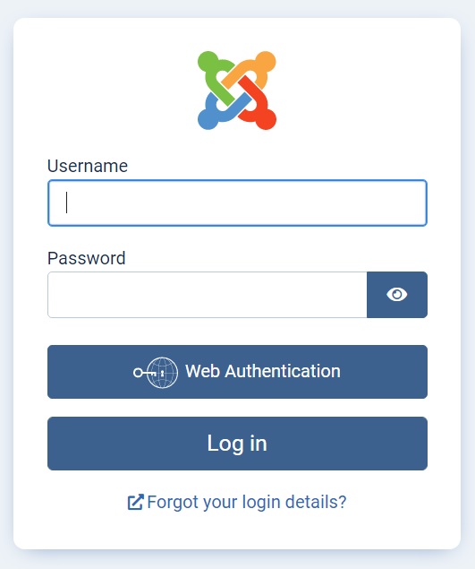 joomla webauthn https login