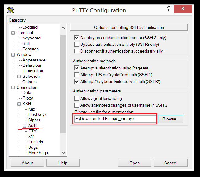 putty settings 3