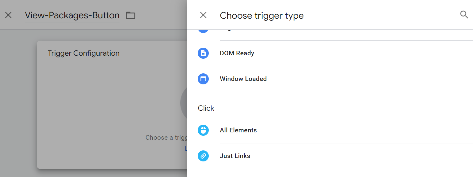 Choosing a Trigger Type for GA4 Events