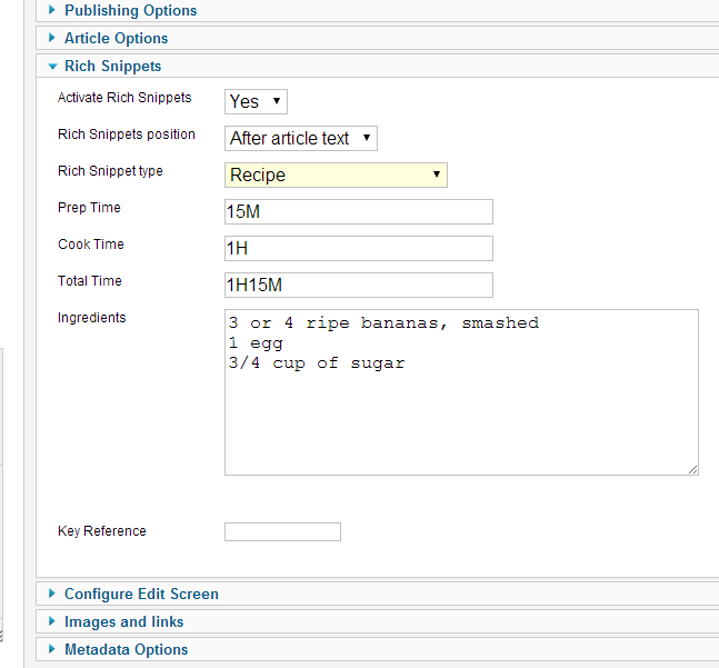 Microdata backend implementation