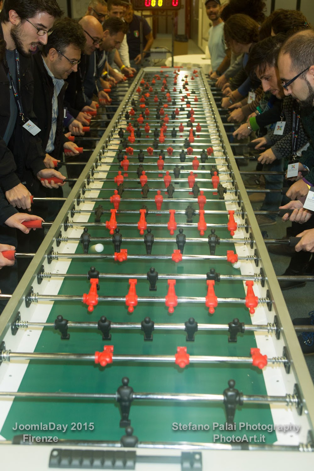 Huge fussball table