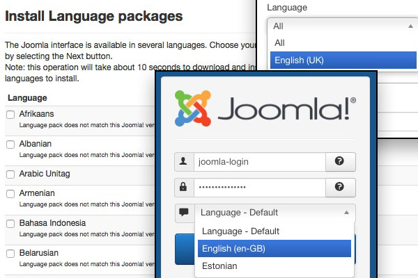 国际语言支持集成在Joomla!核心中