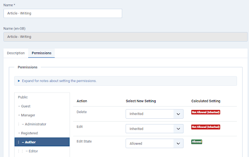 Joomla 4 Workflow: Assign edtors