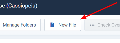 New file button