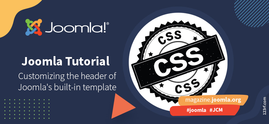 Cassiopeia, Joomla’s powerful built-in template: how to modify the header with css grid