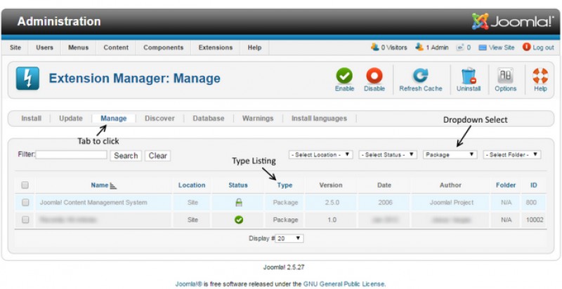 Migración paso a paso de Joomla 2.5 a 3.x