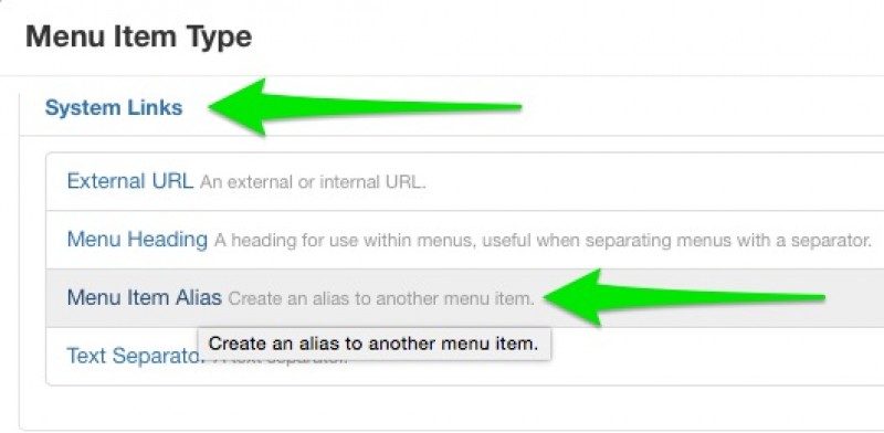 Avoid Duplicate Content With A Menu Item Alias