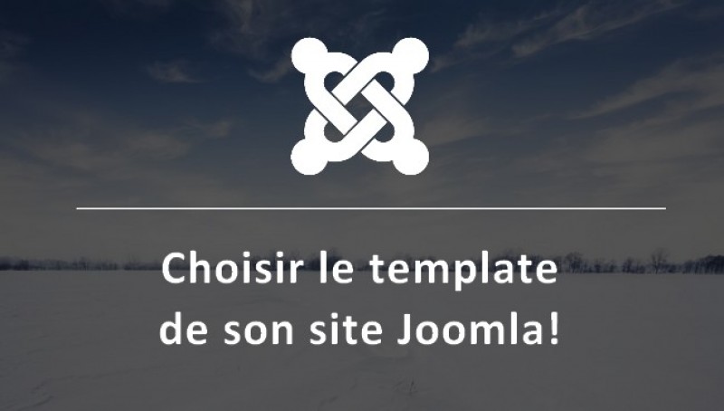 Choisir le template de son site Joomla!