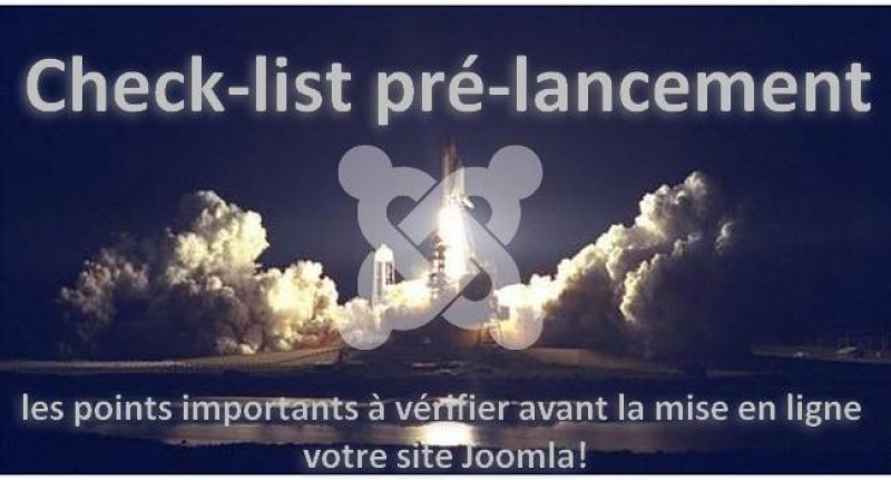 Check-list pré-lancement