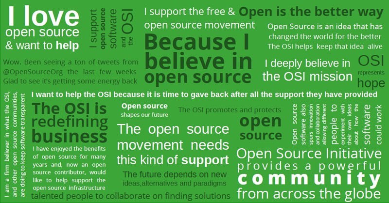 Campagne d'adhésion à Open Source Initiative