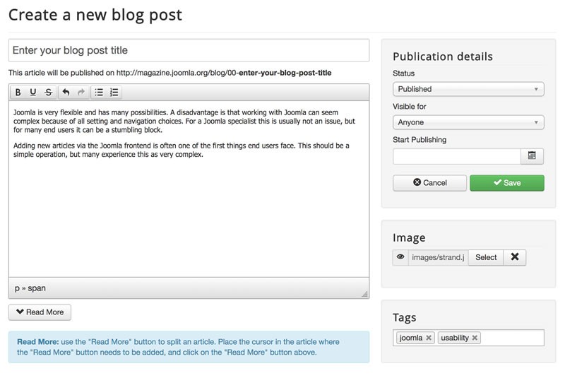 Creating an Article in Joomla! Has Never Been This Easy!