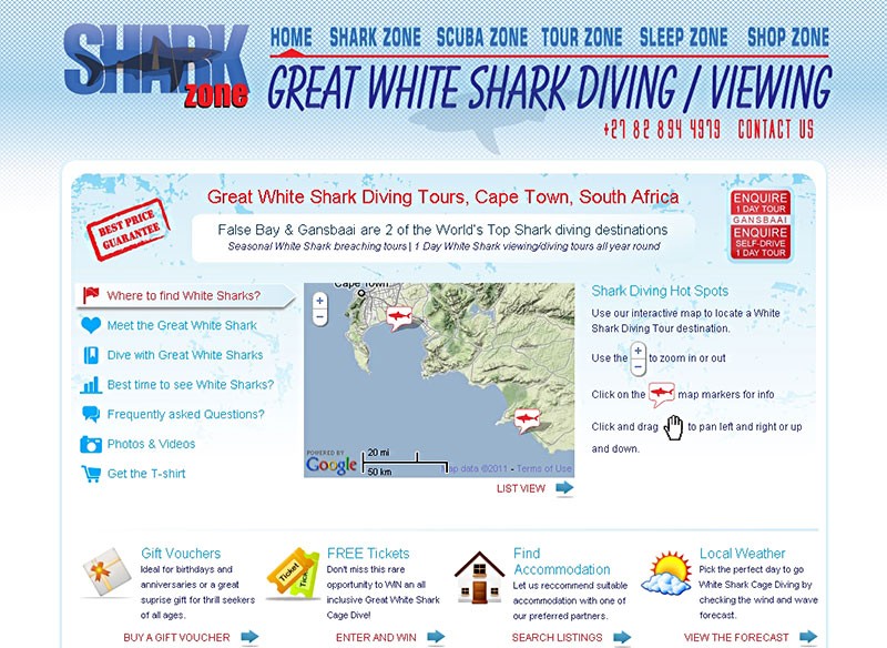 Website Case Study: Shark Zone