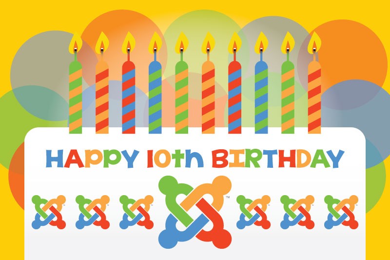 Happy 10th Birthday Joomla!