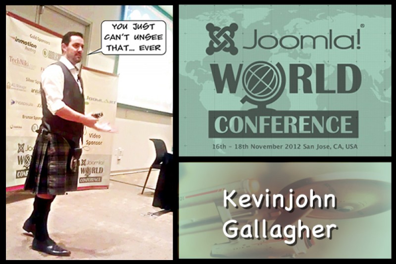 Kevinjohn Gallagher at the JWC12: Blunt, but Kilted.