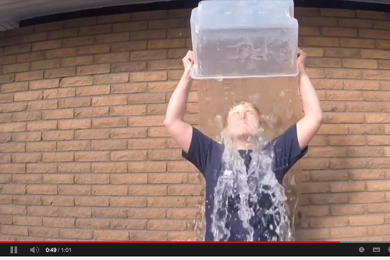 Yes! I accepted the #IceBucketChallenge :)