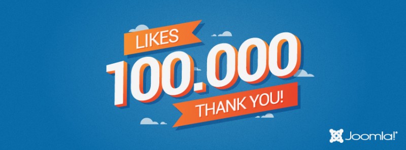 Joomla! Facebook Page Hits 100,000 Fans