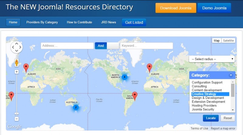 Un tout nouveau Répertoire de Ressources Joomla!