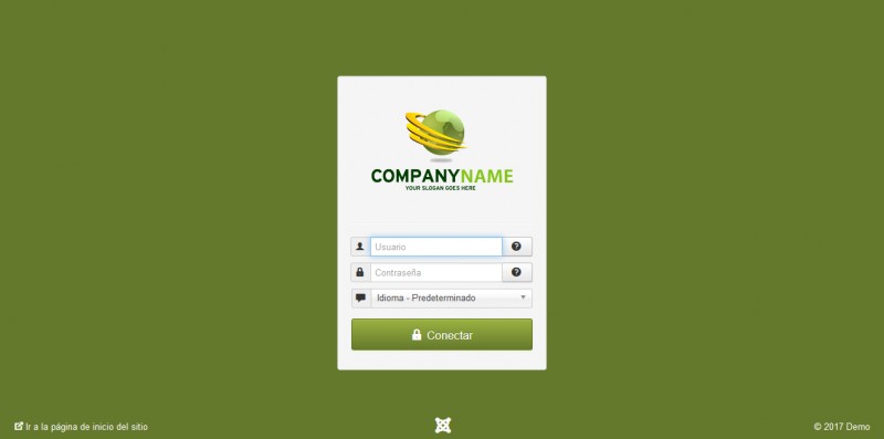 Personalización de la plantilla de administración de Joomla!