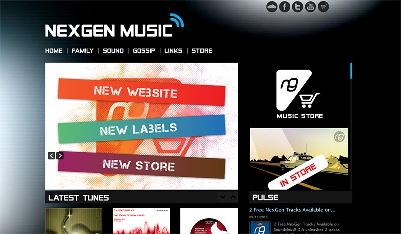 Website Case Study: NexGen Music