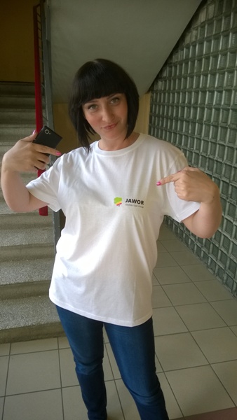 Danuta Idzik in T-shirt JUH Jawor