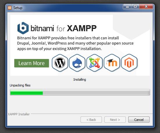 installation xampp