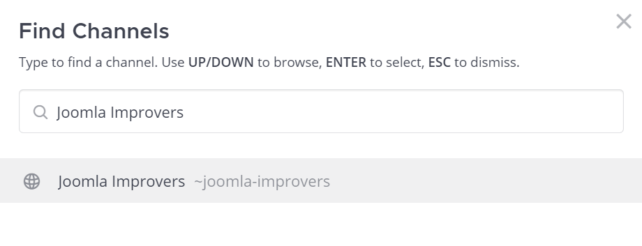How to Join Joomla Improvers Channel on Mattermost