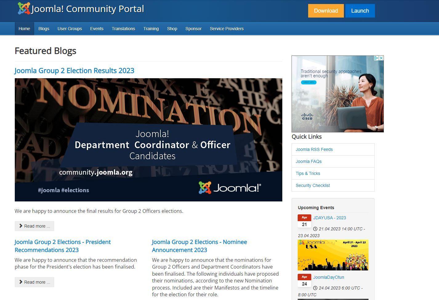 community joomla latest