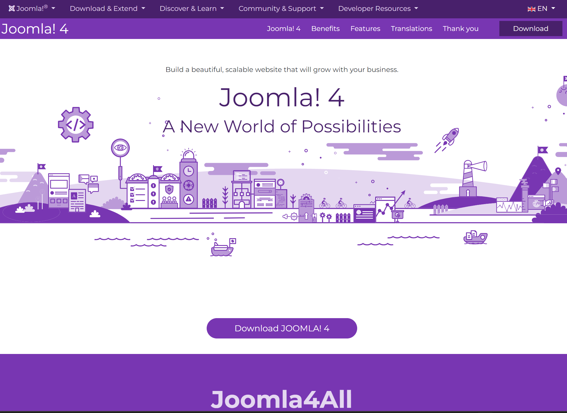 joomla 4 land