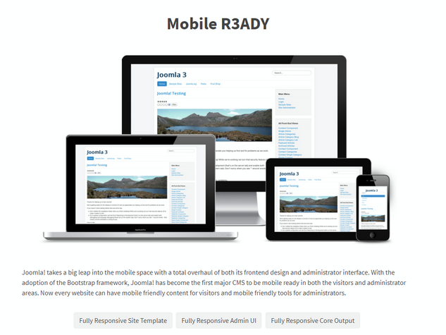 joomla3 mobile ready