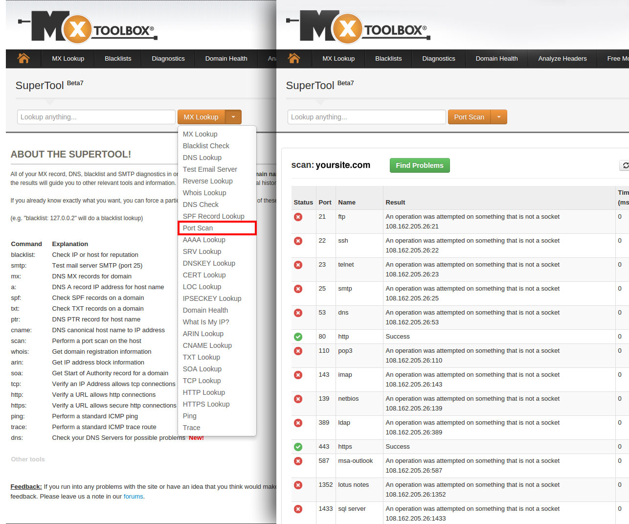 Network Tools  DNS IP Email