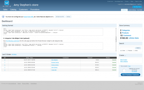 ecwid configuration