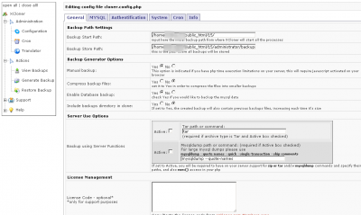 xcloner-general-options