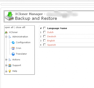 xcloner-translator